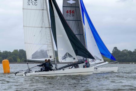 Hurricane Open, Race 2, 372 Ben Warrington, Sophie Boygle, Thorpe Bay YC, 456 Geoff Tindale, Jess Bunting Stone SC