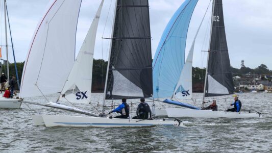 Hurricane Open, Finishing in race 6, 420 Alex Farrall, Alex Warrington Thorpe Bay YC, 102 Adrian Bunting, Stephanie Bunting, Thorpe Bay YC