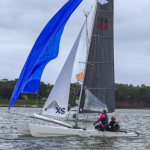 Hurricane Open, finishing race 6, 456 Geoff Tindale, Jess Bunting Stone SC