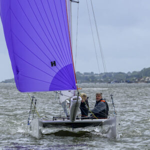 Hurricane Open, 500 John Tuckwell Lucy Loughton, Bala SC , Race 6 finish