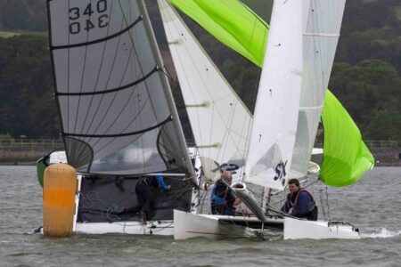 Hurricane Open, 340 Kev Porter, Caroline Denton Royal Yorkshie YC, 390 James Fellows, Oliver Fellows, Starcross YC