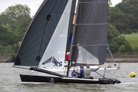 Hurricane Open, Finish line, 487 George Warrington Howard Warrington Thorpe Bay YC, fifth place, race 1,