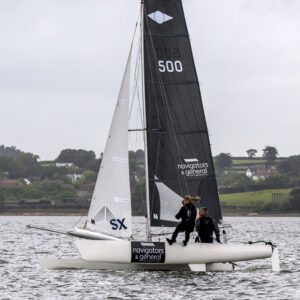 Hurricane Open, race 2, 500 John Tuckwell Lucy Loughton, Bala SC