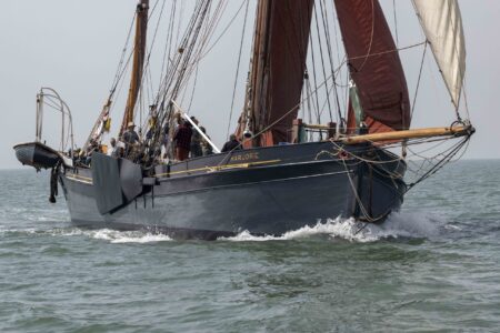 Thames Barge Race, Thames Estuary, hosted by Thorpe Bay Yacht Club, Marjorie