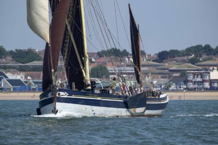 Thames Barge Race, Thames Estuary, hosted by Thorpe Bay Yacht Club, Edith May, Harwich